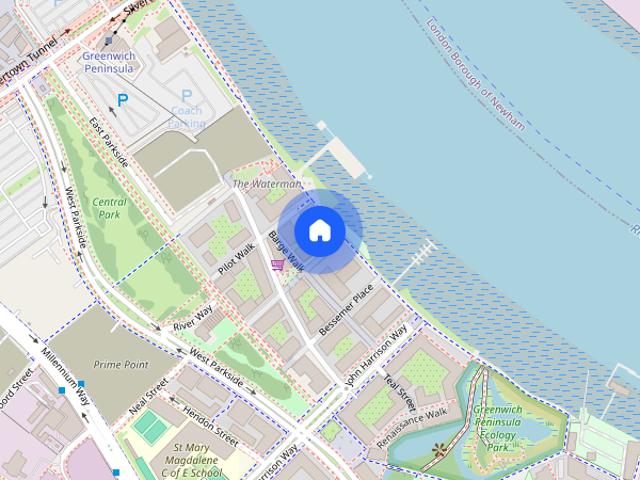 Apartment for rent in Greenwich Peninsula, Greater London