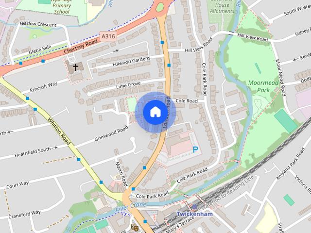 Apartment for rent in St Margarets, Greater London