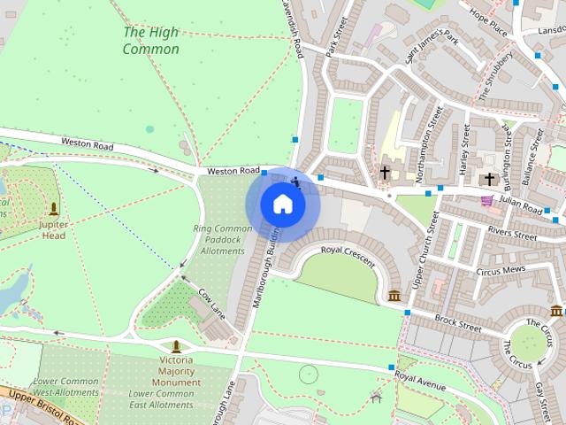 Townhouse for rent in Sion Hill, Bath