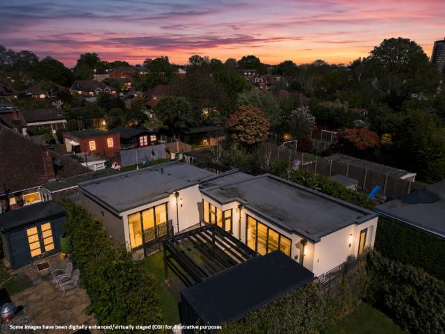 Bungalow for sale in Row Town, Surrey