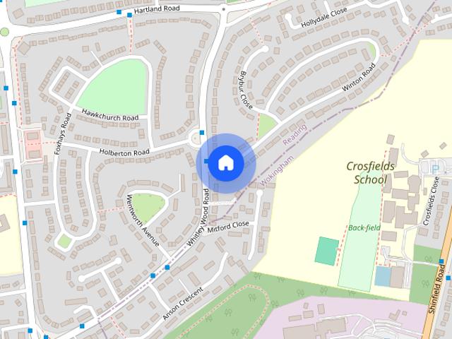 House for rent in Whitley Wood, Reading