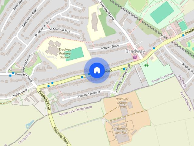 House for rent in Bradway, South Yorkshire