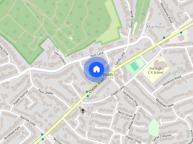 House for rent in Marford, Wales