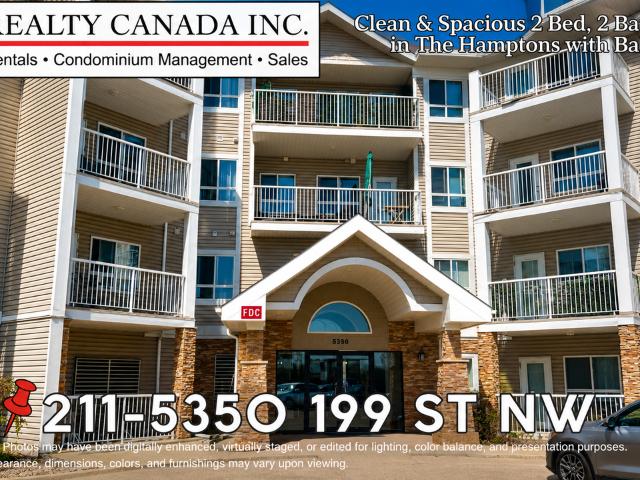 Condo for rent in Wedgewood, Alberta