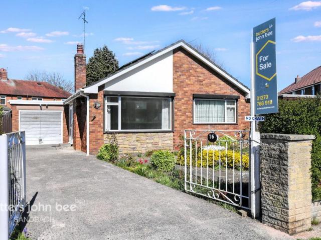 Bungalow for sale in Wheelock, Sandbach