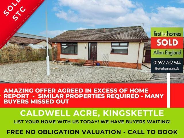 Bungalow for sale in Kingskettle, Scotland