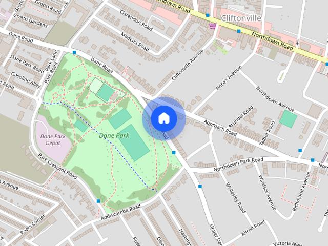 House for rent in Cliftonville West, Acol