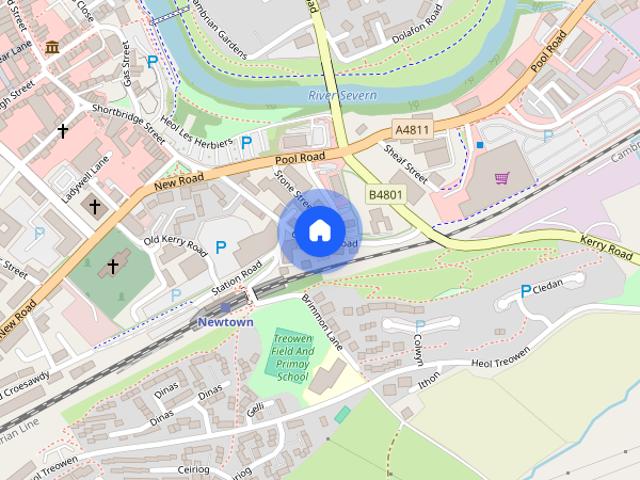 House for rent in Newtown, Wales