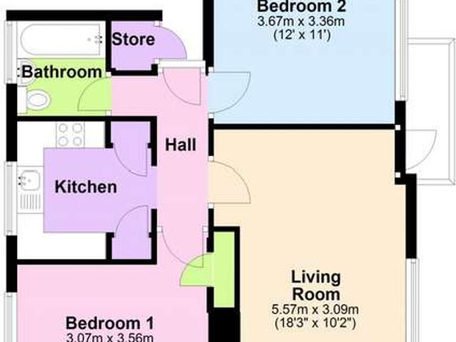 Flat for sale in Troy Town, Rochester