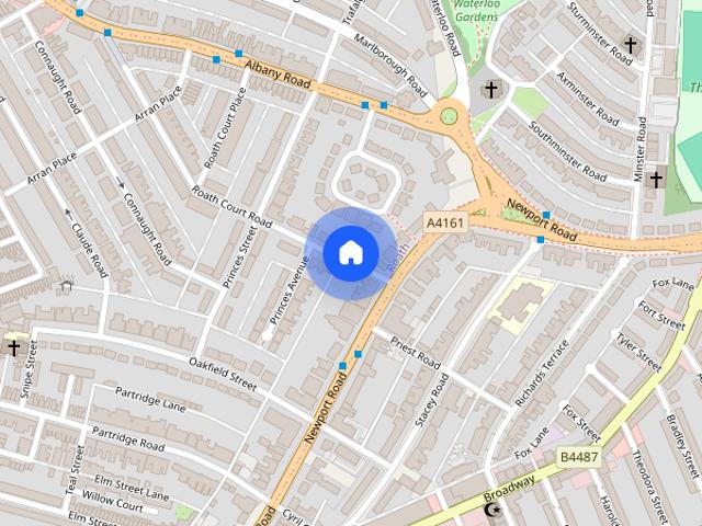 Apartment for rent in Plasnewydd, Falcon Lodge