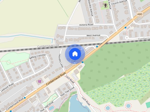 Apartment for rent in Millerston, Stepps