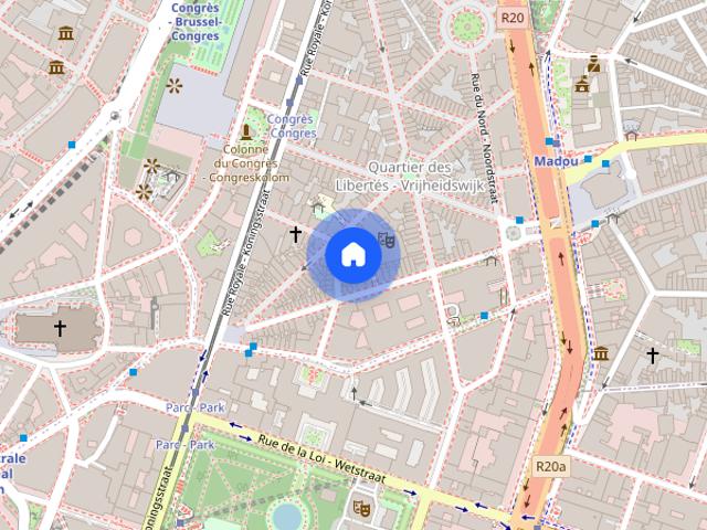 Appartement location à Quartier des Libertés - Vrijheidswijk, Bruxelles - Brussel