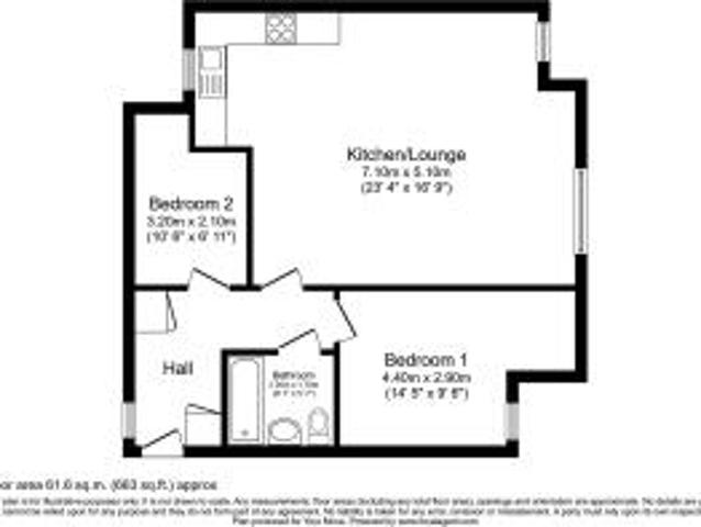 Flat for sale in Midway, Kent