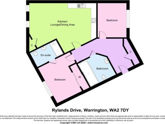 Flat for sale in Warrington