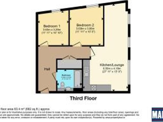 Flat for sale in Brooklands, Monks Orchard
