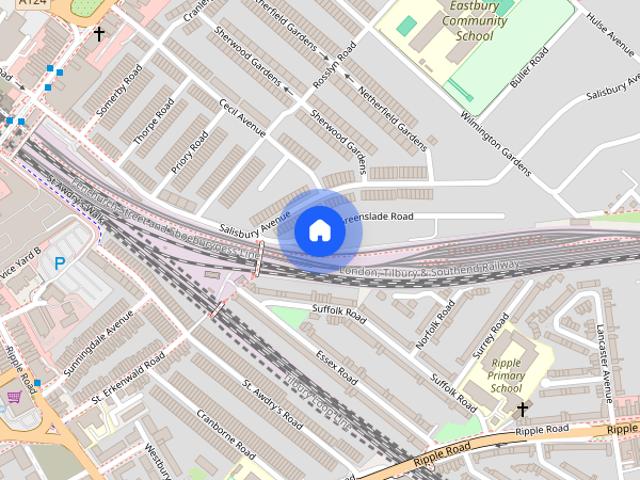 Apartment for rent in Thames View, Greater London