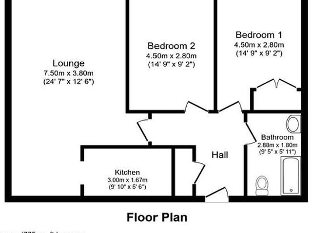 Apartment for rent in Milnbank, Glasgow