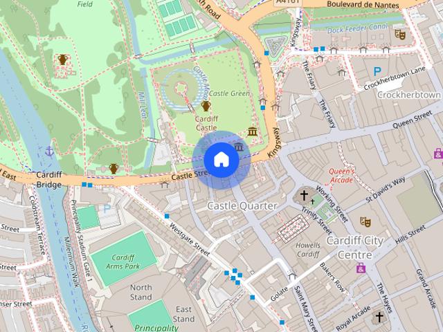 Apartment for rent in Castle Quarter, Falcon Lodge