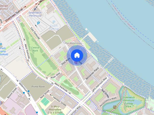 Apartment for rent in Greenwich Peninsula, Greater London