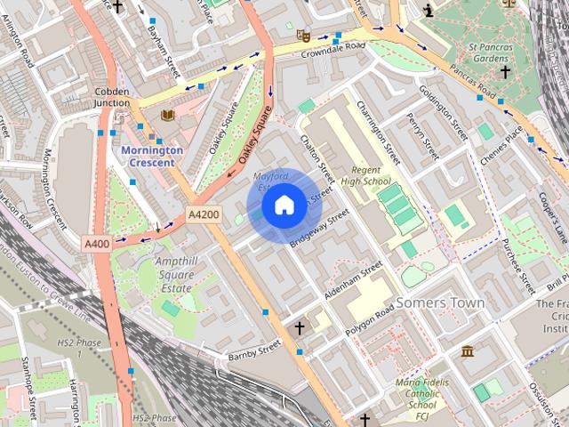 Apartment for rent in Somers Town, Greater London