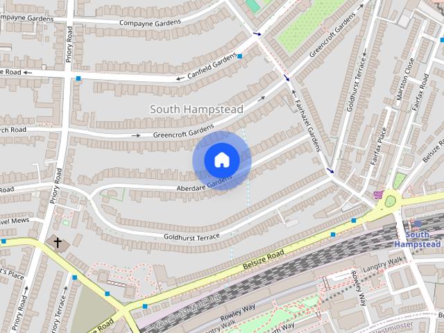 Apartment for rent in South Hampstead, Greater London