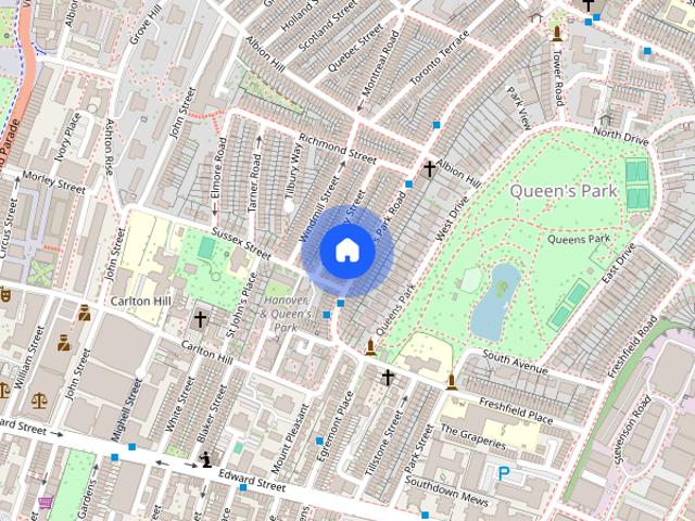 Townhouse for rent in Queen's Park, Brighton & Hove