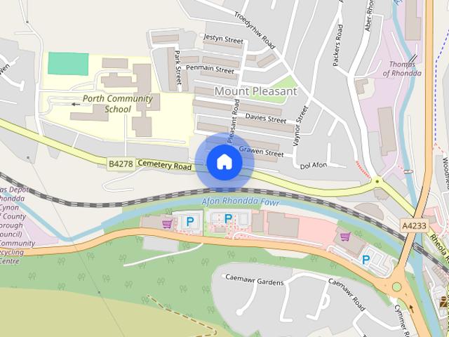 Apartment for rent in Porth, Wales