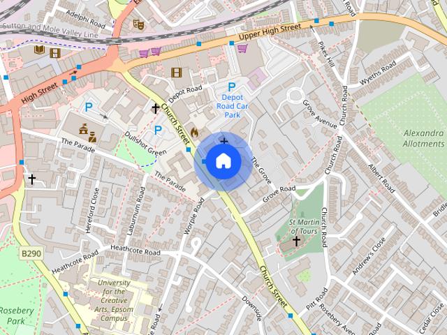 Apartment for rent in Woodcote, Epsom