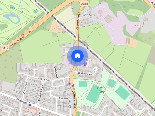 Apartment for rent in Row Town, Surrey