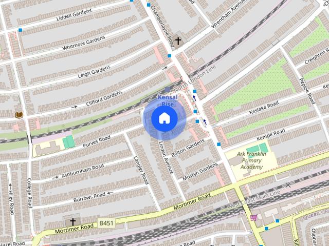 Apartment for rent in Brondesbury Park, Greater London