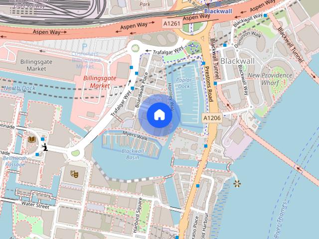 Apartment for rent in Boardwalk Place, Blackwall