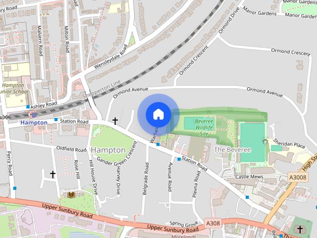 Apartment for rent in Hampton, Greater London