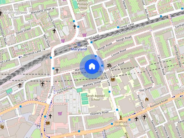 Apartment for rent in Maryland, Greater London