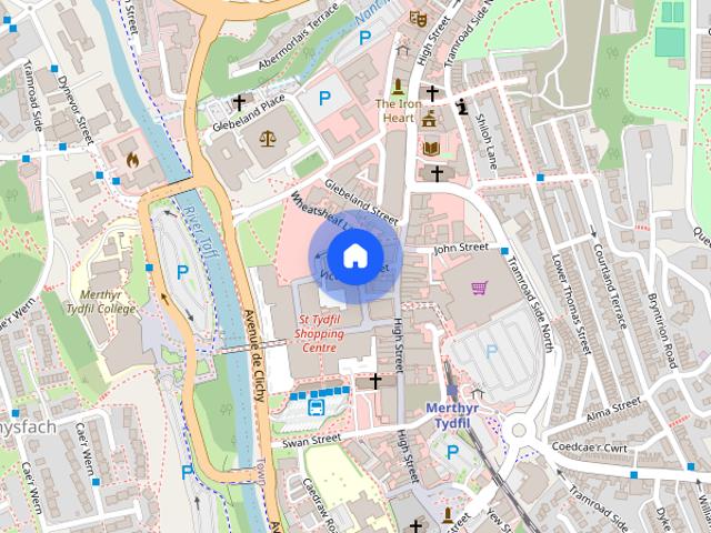 Apartment for rent in Town, Merthyr