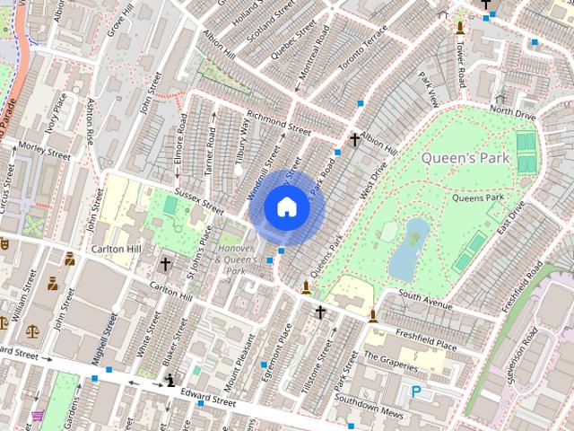Townhouse for rent in Queen's Park, Brighton & Hove