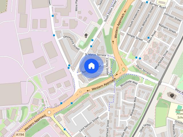 Apartment for rent in Westoe, South Shields