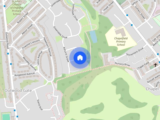 Apartment for rent in Outwood Gate, Bury