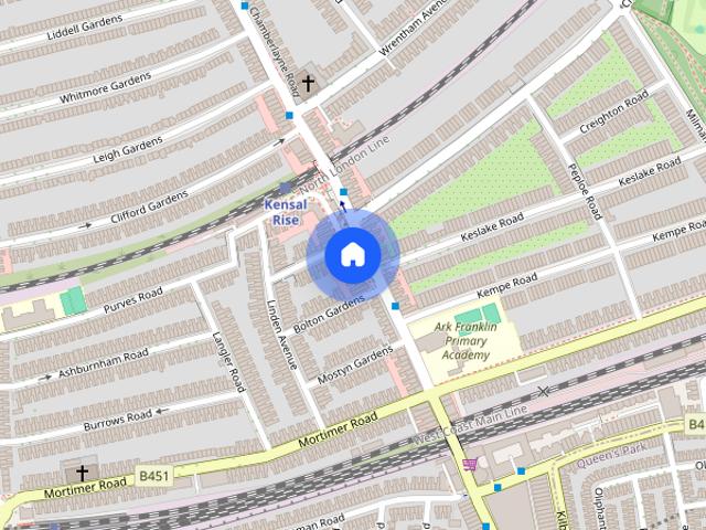Apartment for rent in Brondesbury, Greater London