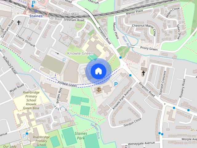 Apartment for rent in Knowle Green, Lower Halliford