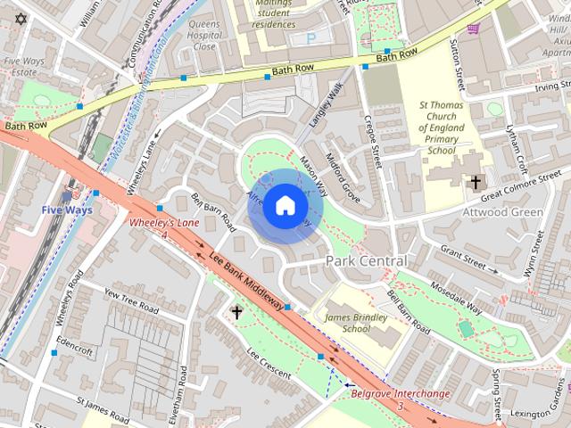 Apartment for rent in Calthorpe Fields, West Midlands
