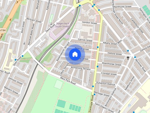 Apartment for rent in Westoe, South Shields
