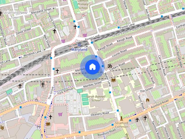 Apartment for rent in Maryland, Greater London
