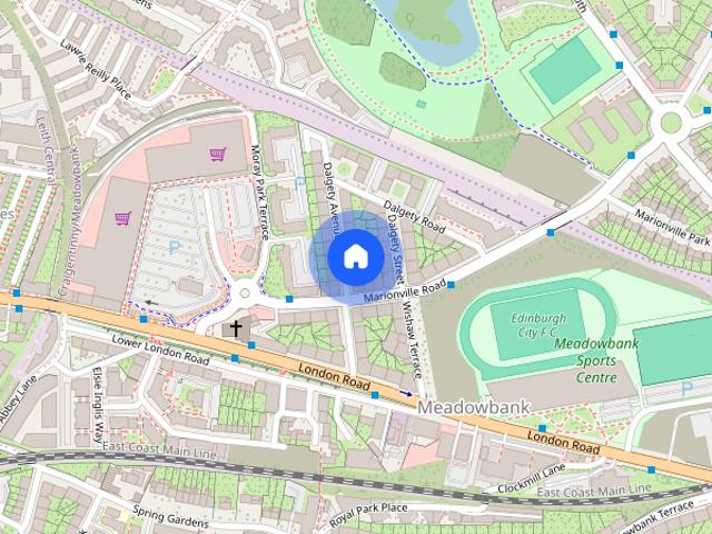 Apartment for rent in Meadowbank, Scotland