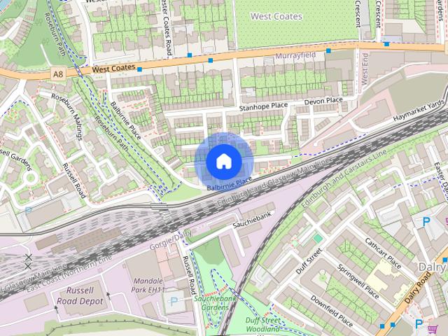 Apartment for rent in Murrayfield, Scotland