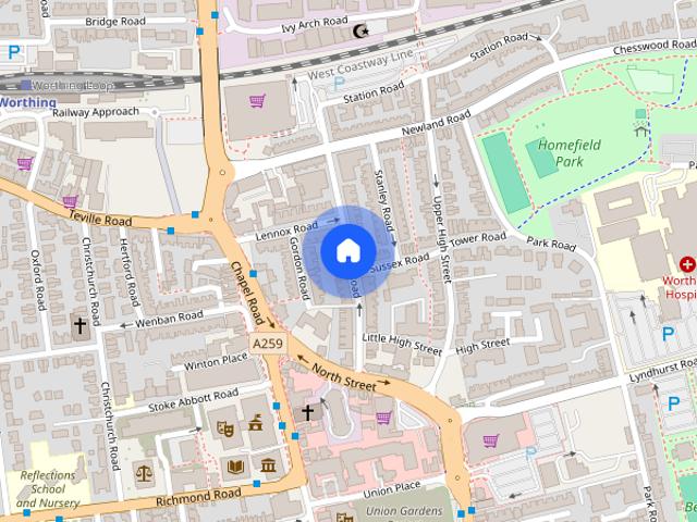 Apartment for rent in Worthing, West Sussex