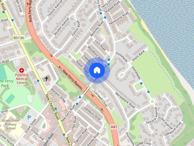 Apartment for rent in New Ferry, Wirral