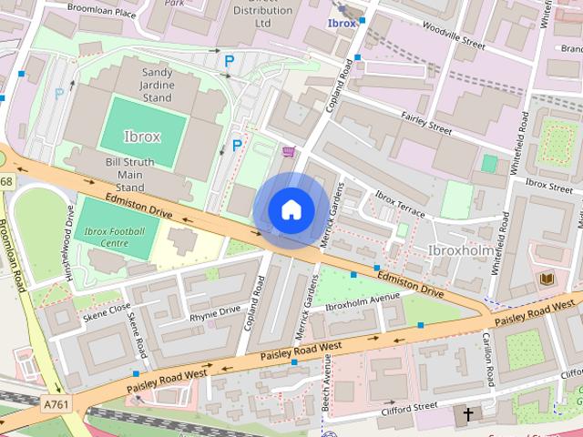 Apartment for rent in Ibroxholm, Ibrox
