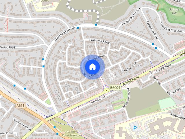 Apartment for rent in Bulwell, City of Nottingham