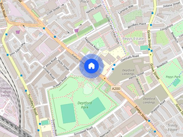 Apartment for rent in Pepys Estate, Greater London