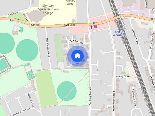 Apartment for rent in Sudbury, Greater London